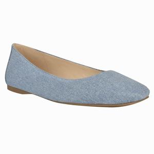 Nine West Alena Square-Toe Flats - Light Blue - Ireland (CQ0351467)